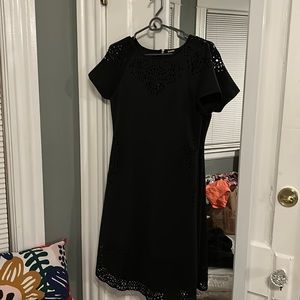 TAHARI Black Cutout Dress | Size 6
